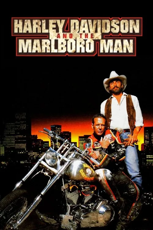 Harley Davidson Ve Marlboro Adam film afişi